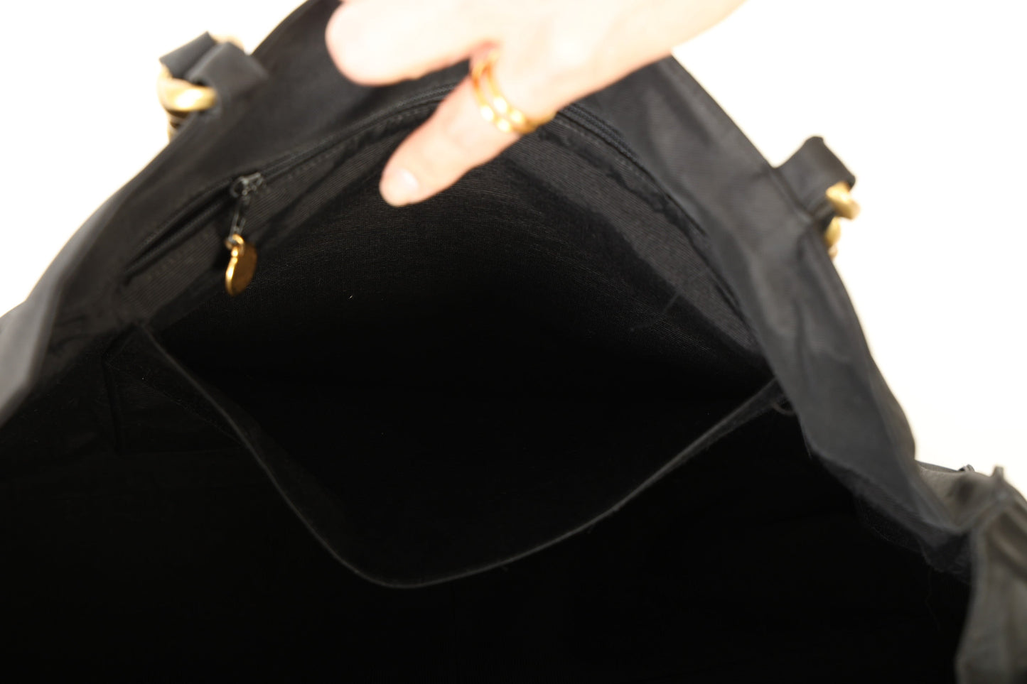 Chanel Nylon Chunky Chain Tote