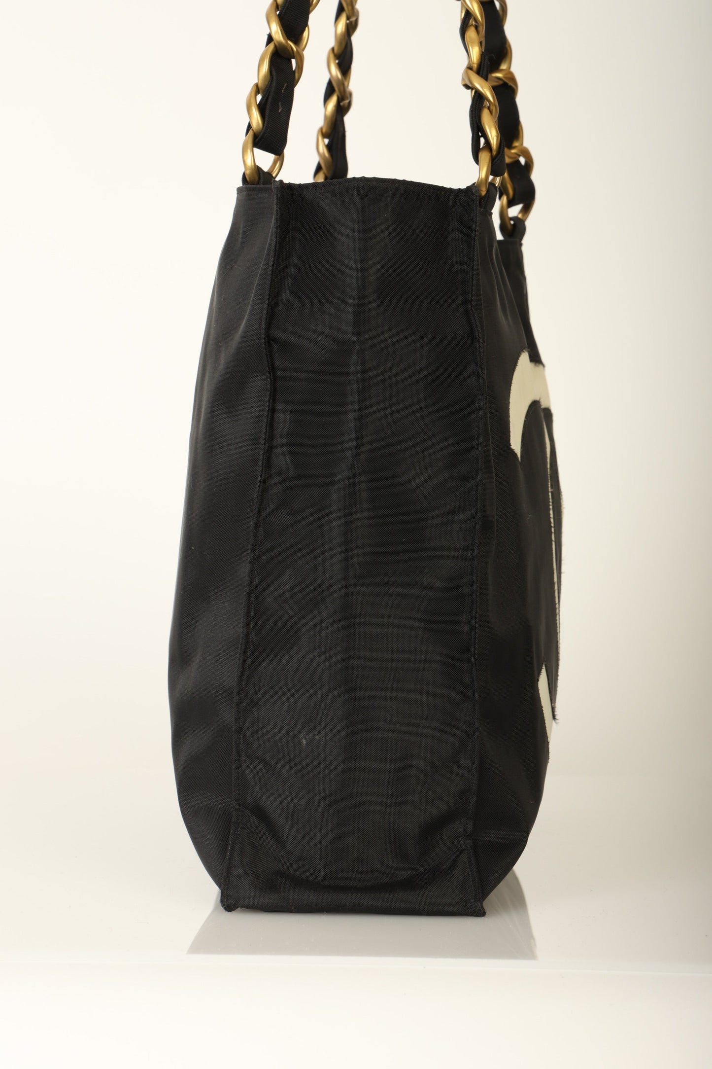 Chanel Nylon Chunky Chain Tote