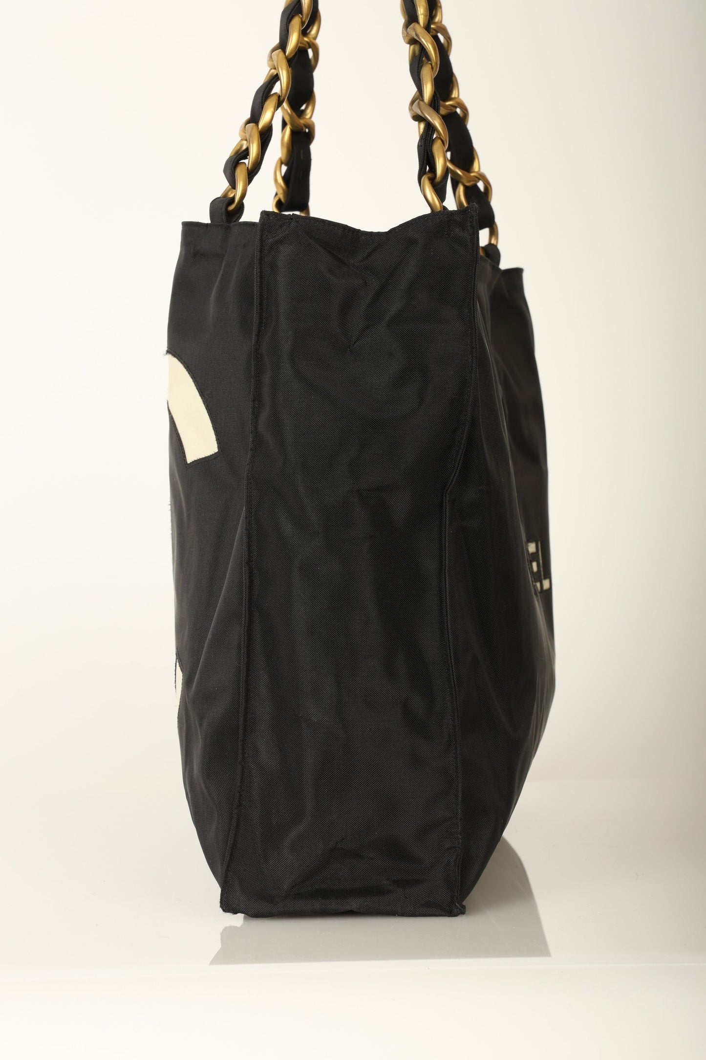 Chanel Nylon Chunky Chain Tote