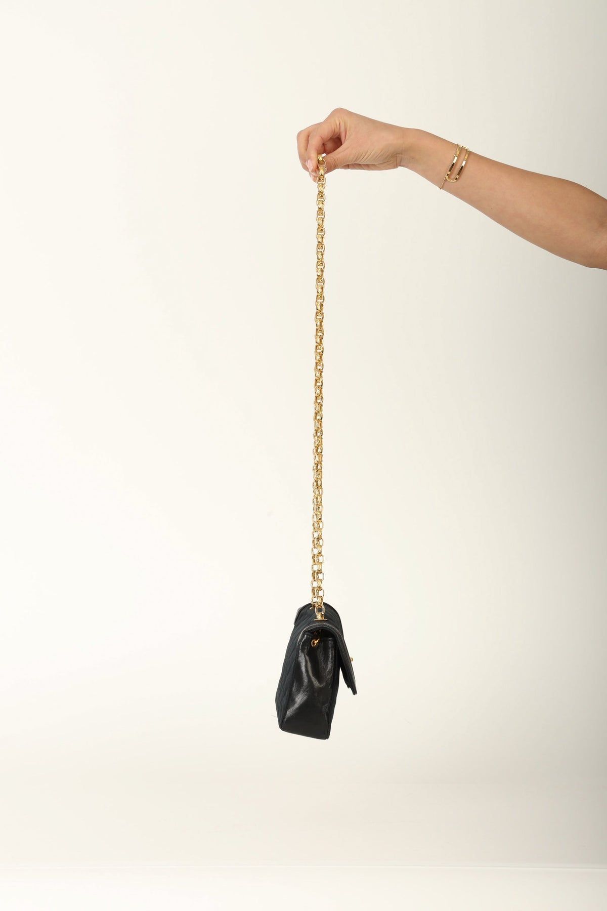 Chanel Satin & Lambskin Bijoux Mini Bag
