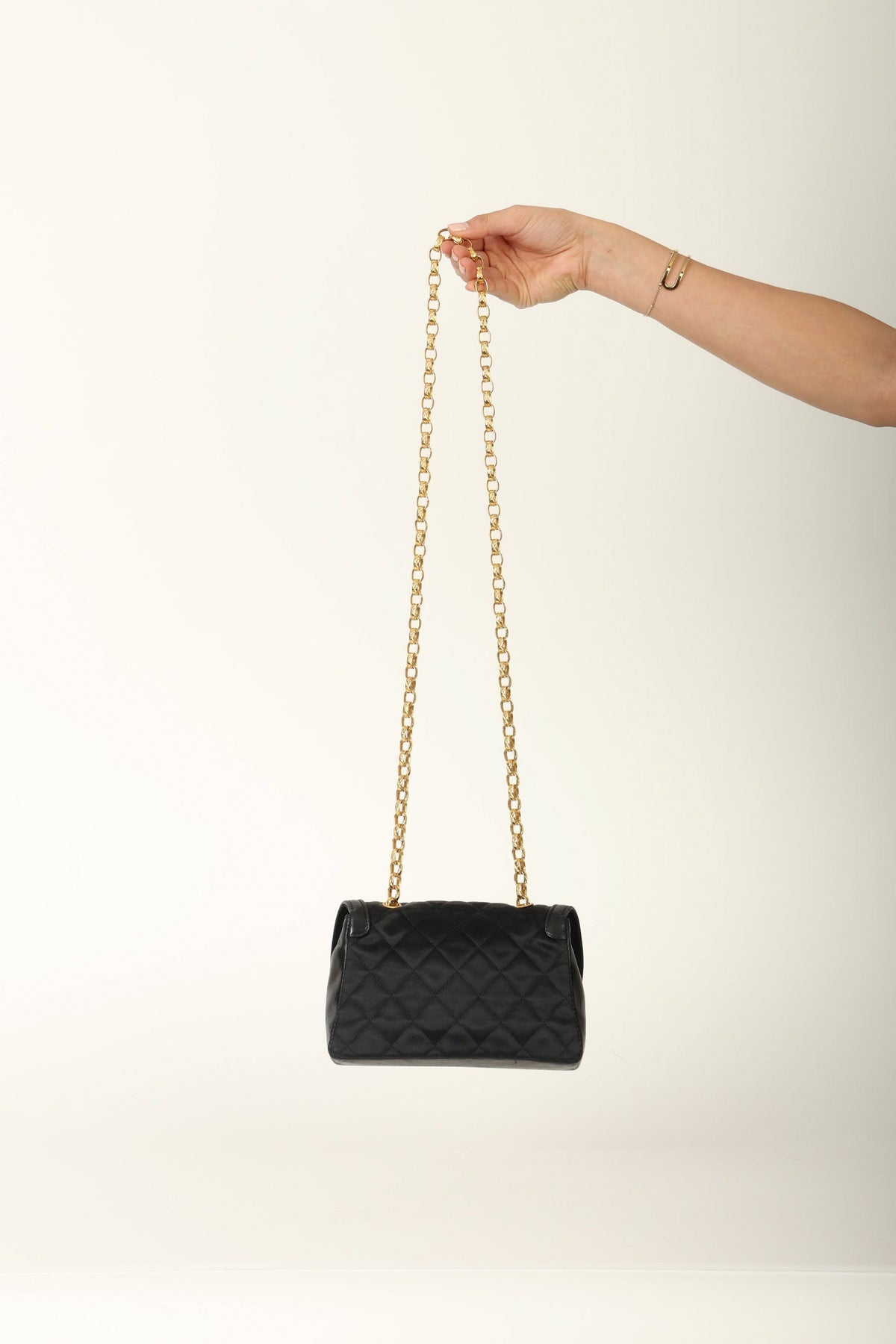 Chanel Satin & Lambskin Bijoux Mini Bag