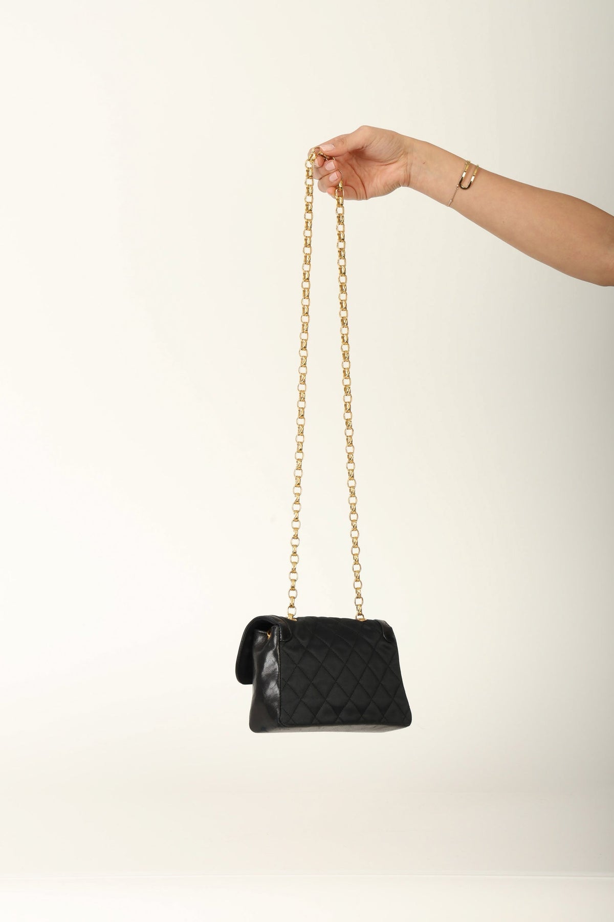 Chanel Satin & Lambskin Bijoux Mini Bag