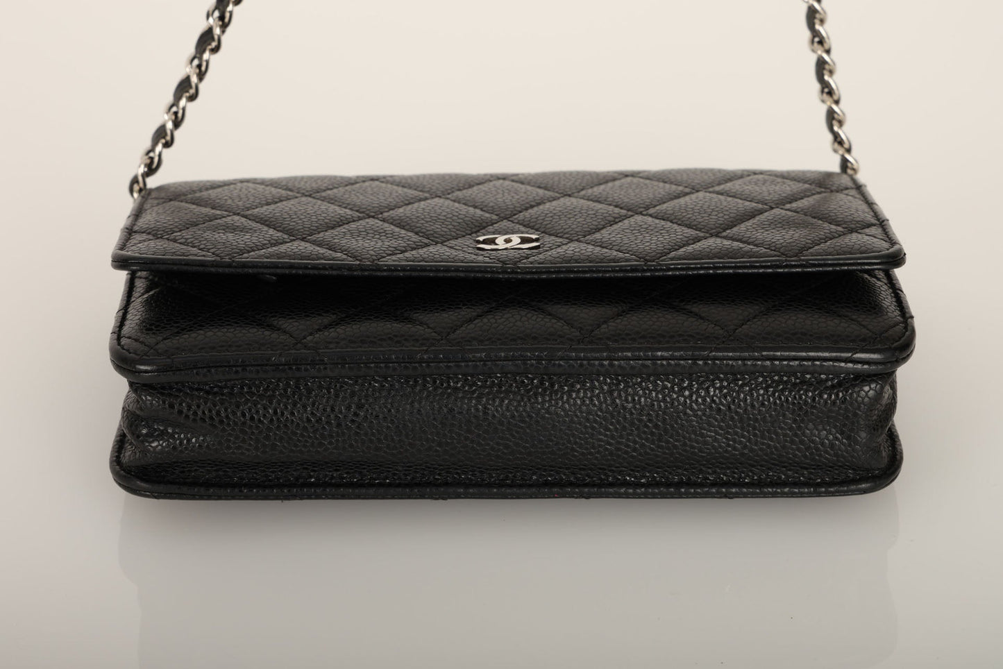 Chanel 2014 Caviar Wallet on Chain