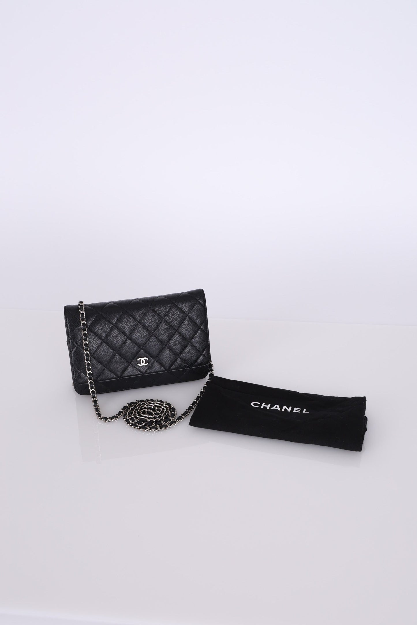 Chanel 2011 Caviar Wallet on Chain