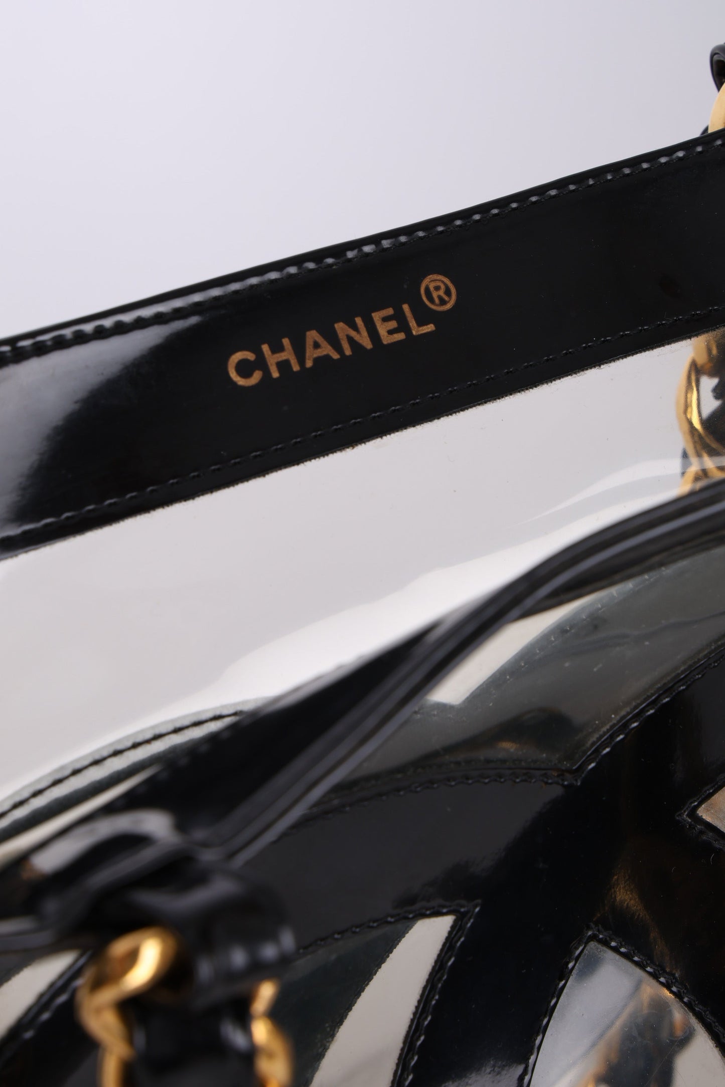 Chanel 1994 Transparent Chunky Chain Tote