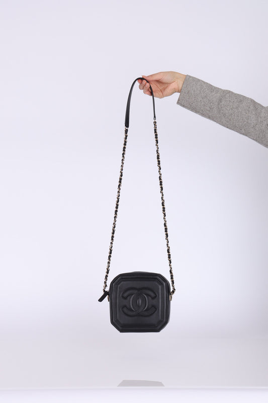 Chanel 2019 Lambskin Octagon Crossbody