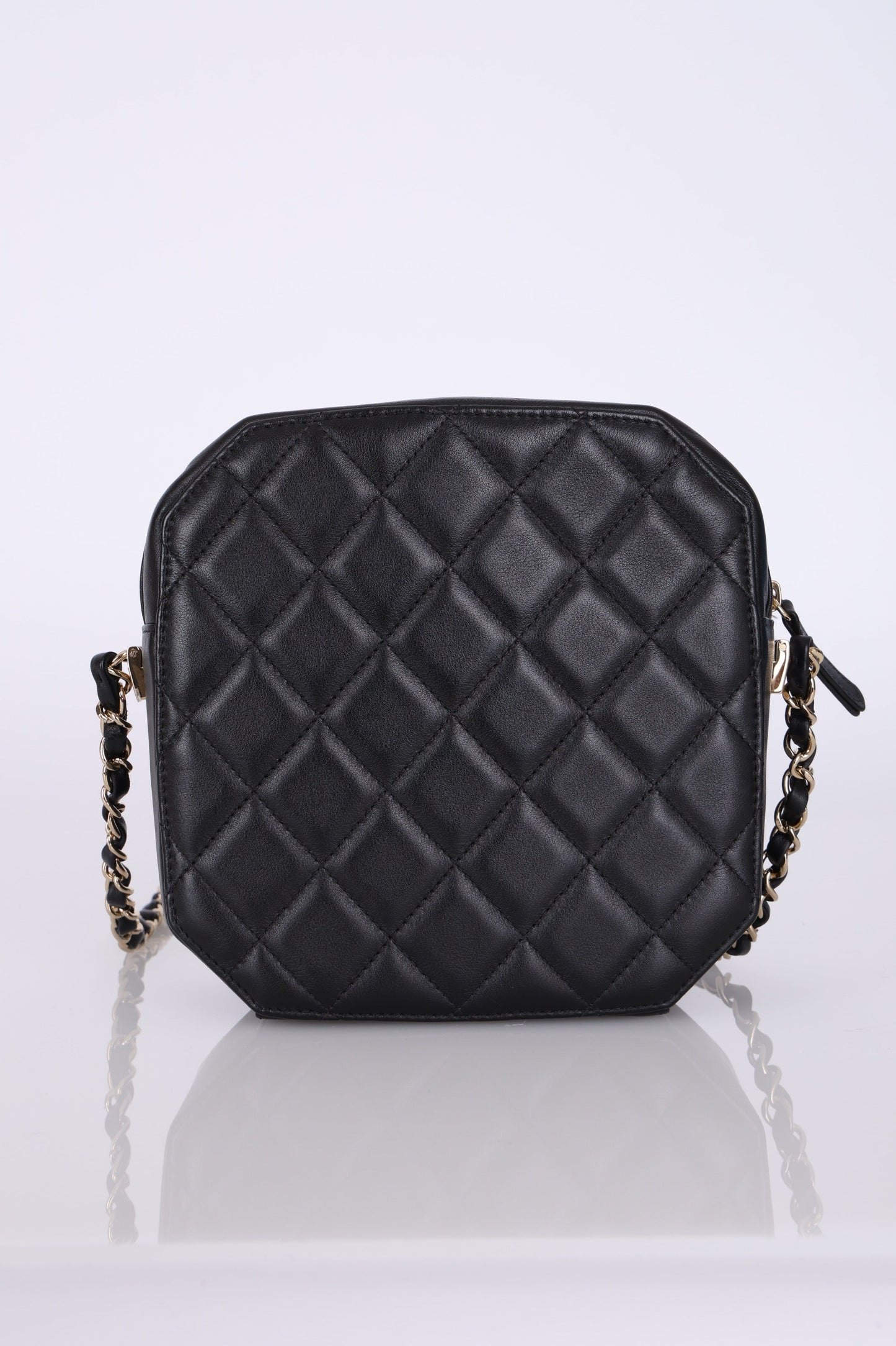 Chanel 2019 Lambskin Octagon Crossbody