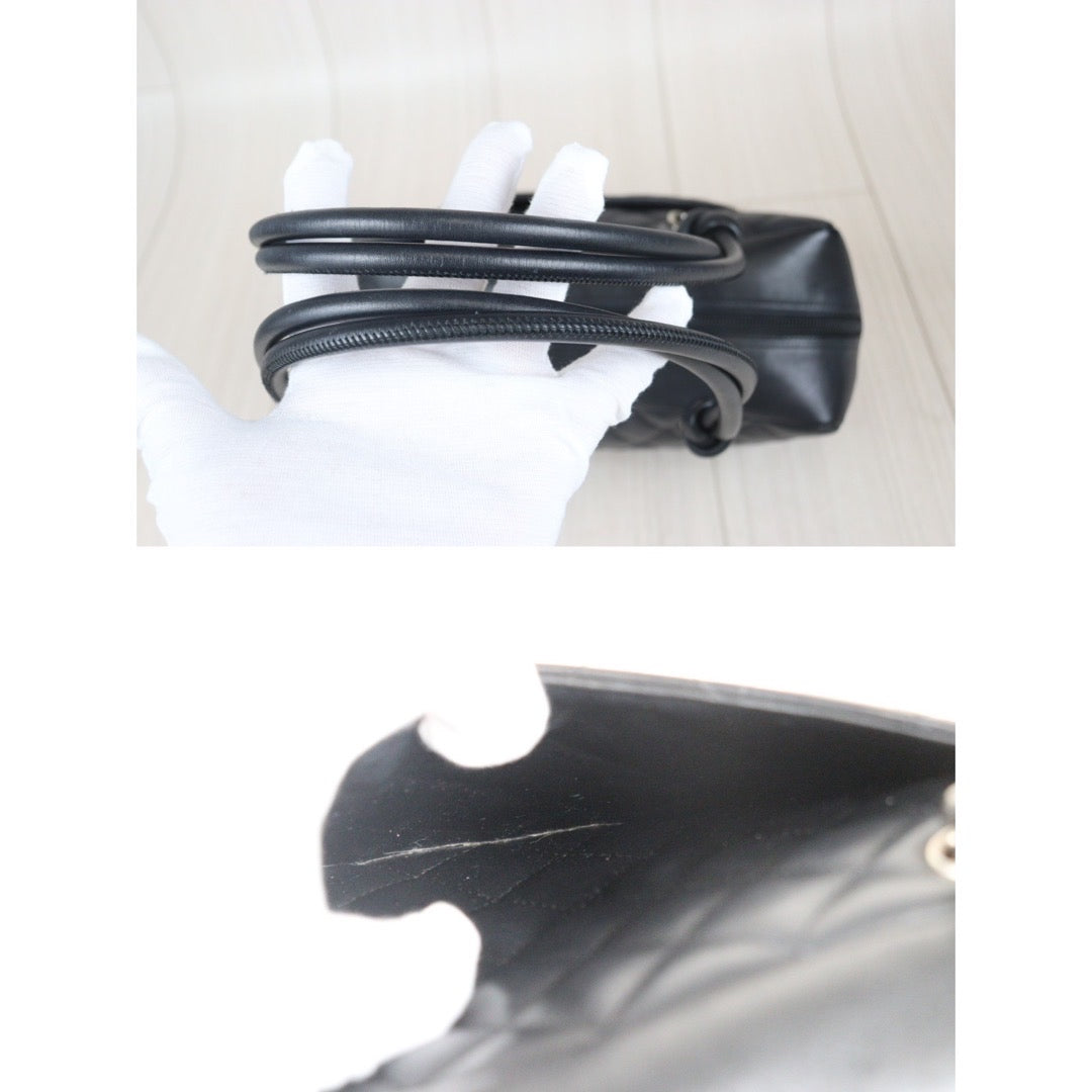 Rank AB ｜ CHANEL Cambon Line Bowling Bag Made In 2004～2005 Year｜23100608
