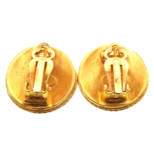 CHANEL Earring metal gold COCO Mark