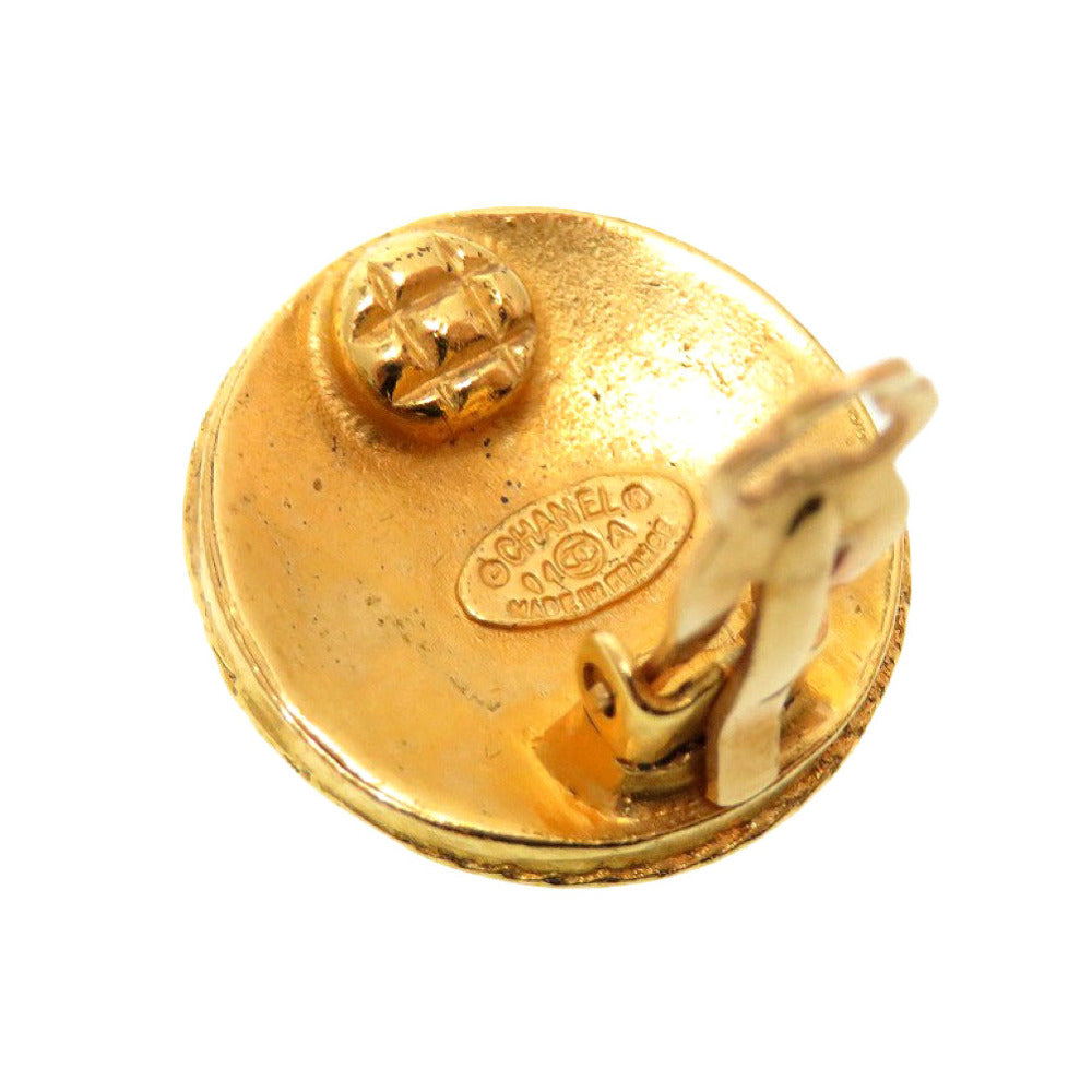 CHANEL Earring metal gold COCO Mark