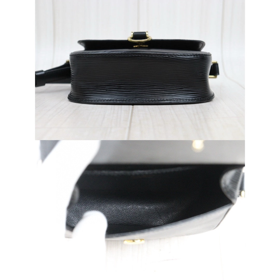 Good ( Rank AB)｜LV Epi Saint-Cloud PM Shoulder Bag Black｜25042104