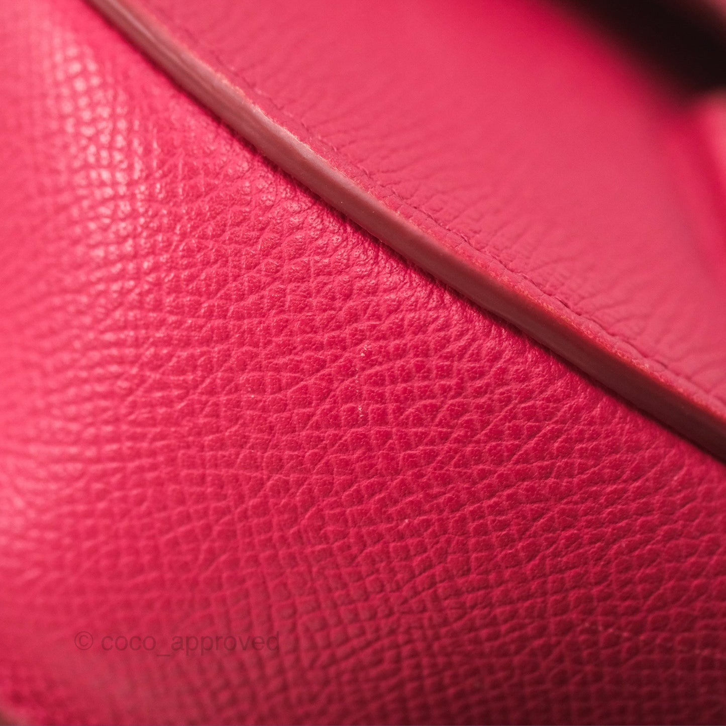 Celine Small Trotteur Crossbody Bag Grained Calfskin Dark Pink