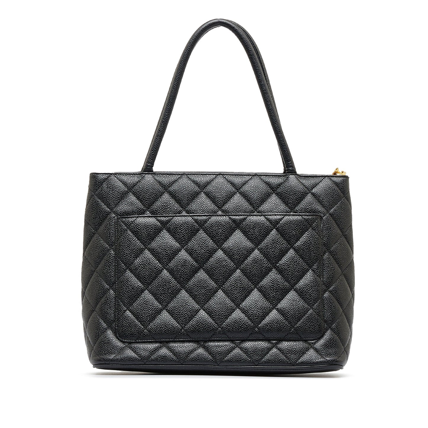 CHANEL Caviar Medallion Tote Bag