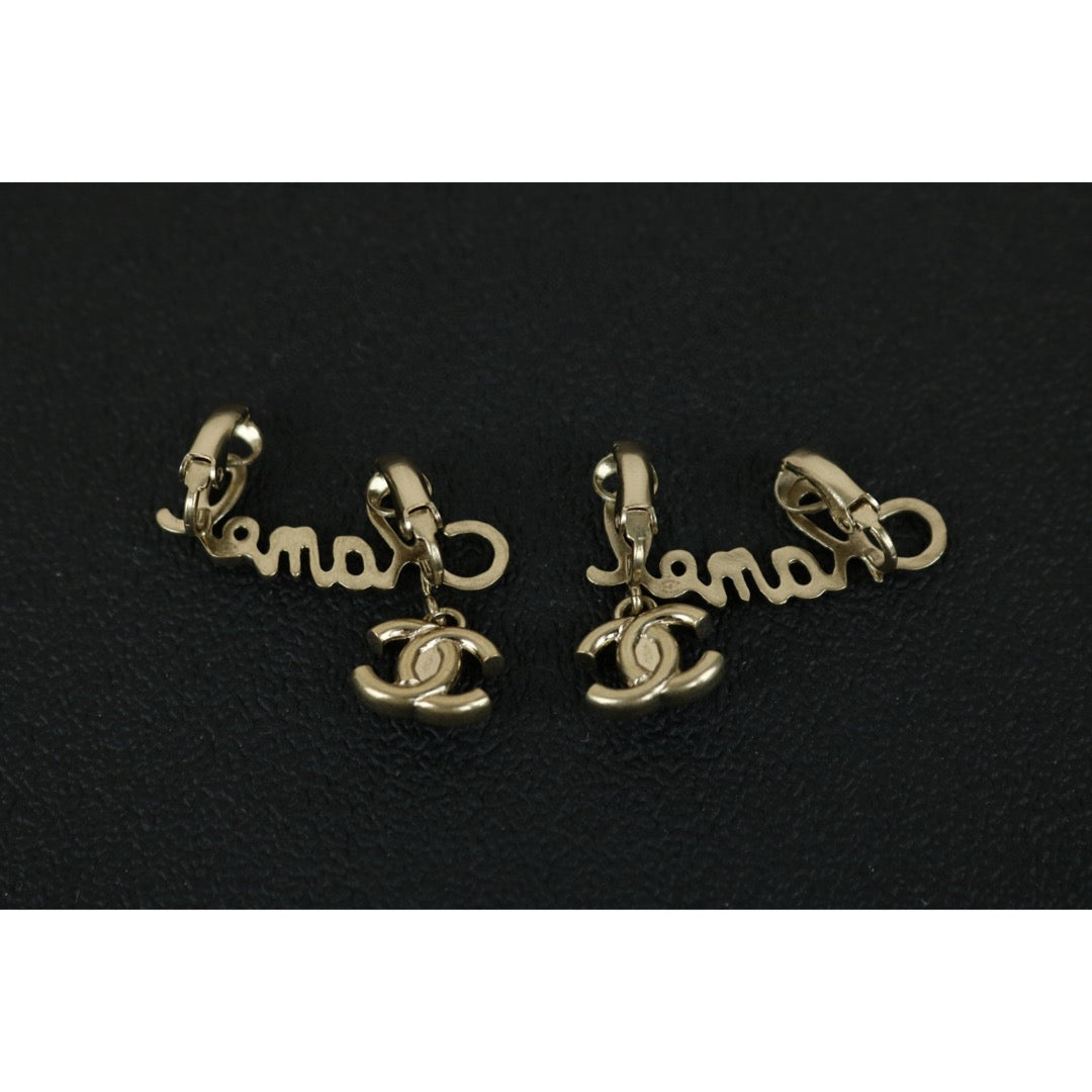 Excellent（Rank SA）｜CHANEL COCO Mark Letter Earrings｜X25020917