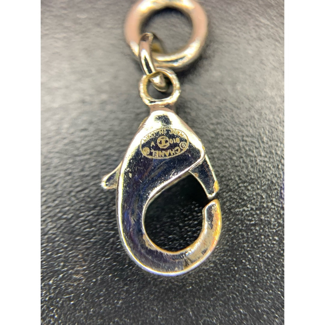Very Good ( Rank A)｜CHANEL COCO Mark Rhinestone Necklace Silver｜V25071018