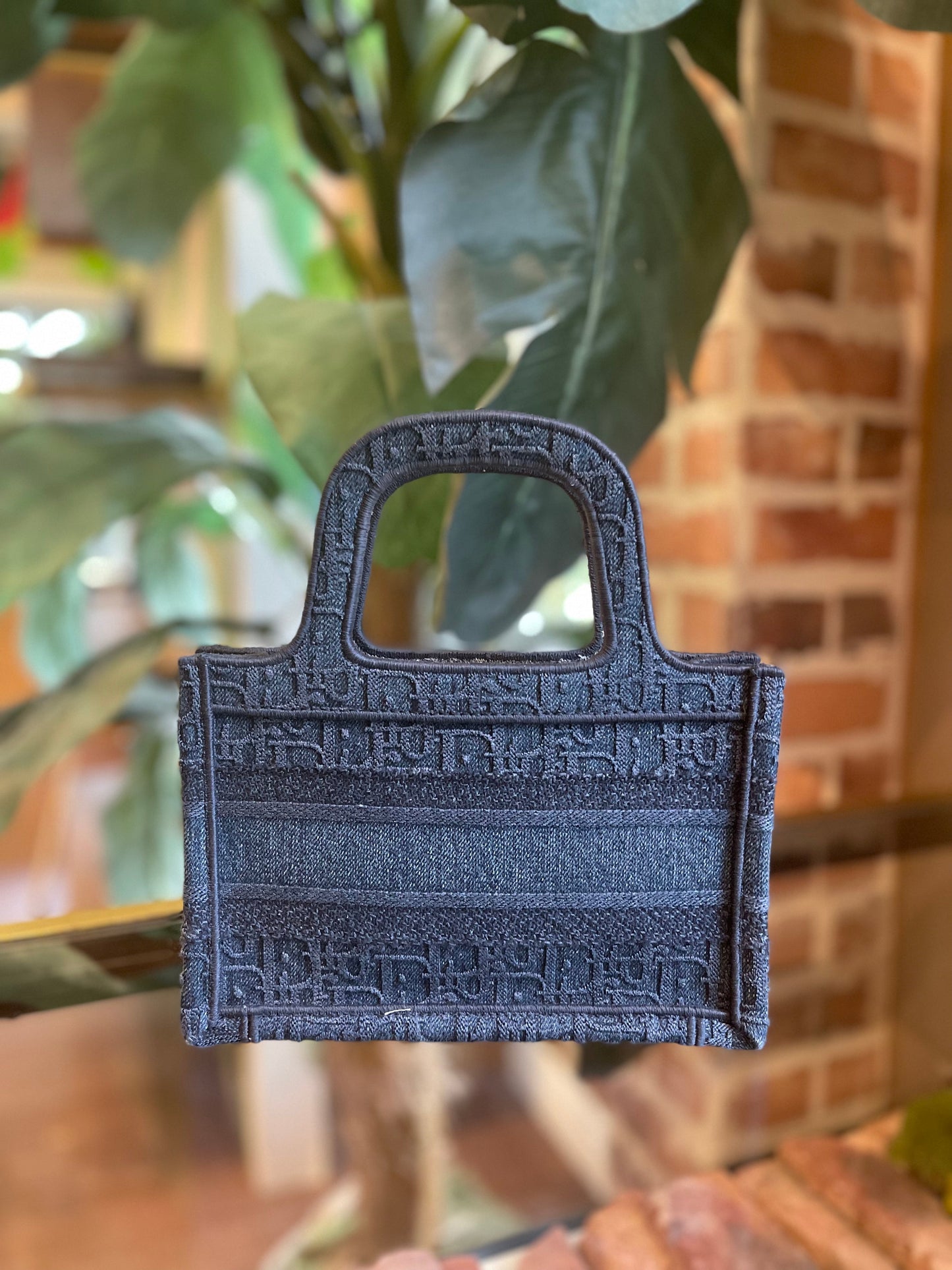 Dior Denim Mini Book Tote