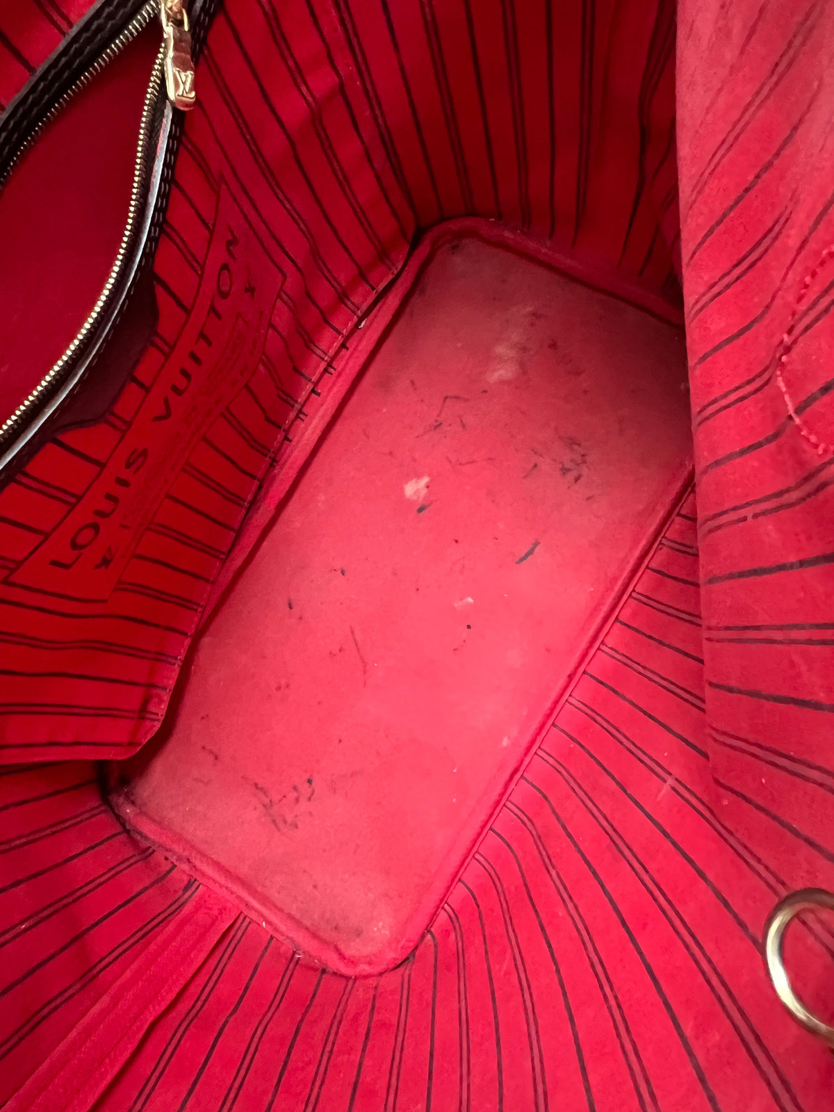 Louis Vuitton Neverfull MM Damier Ebene Cherry Interior (RRP £1,410)