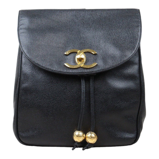 Rank A｜ CHANEL Caviar Skin  Backpack Gold Hardware Made in 1996-1997 Year ｜A24060501