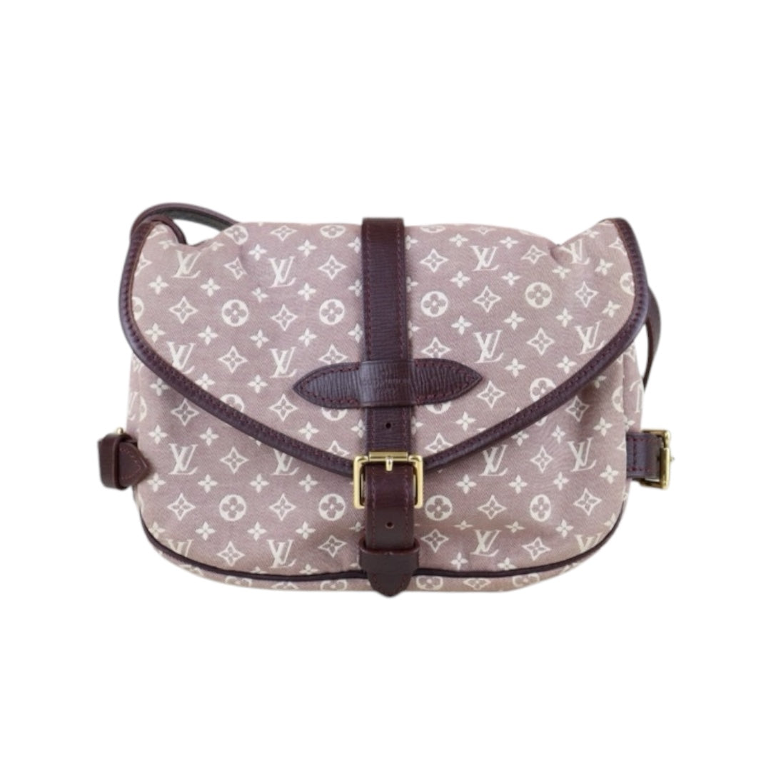 Very Good ( Rank A)｜LV Monogram Mini Run Saumur  Shoulder Bag Canvas Leather ｜H25031801