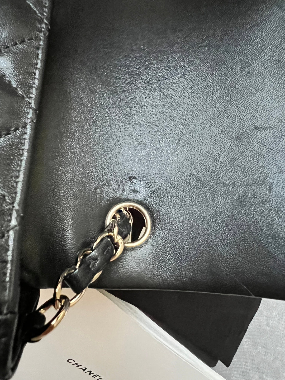 Chanel Mini Rectangular Classic Flap in Black Lambskin