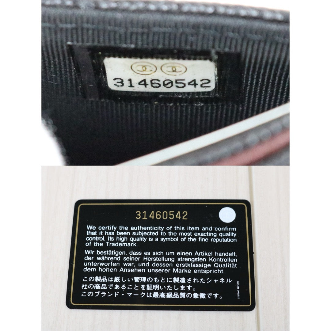 Excellent（Rank SA）｜ CHANEL Matelasse Caviar Skin Chain Mini WOC Black  Made in 2021-2022 Year ｜S25030701
