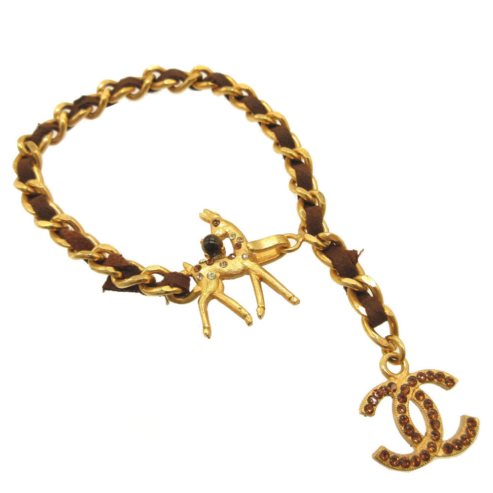 CHANEL bracelet metal gold