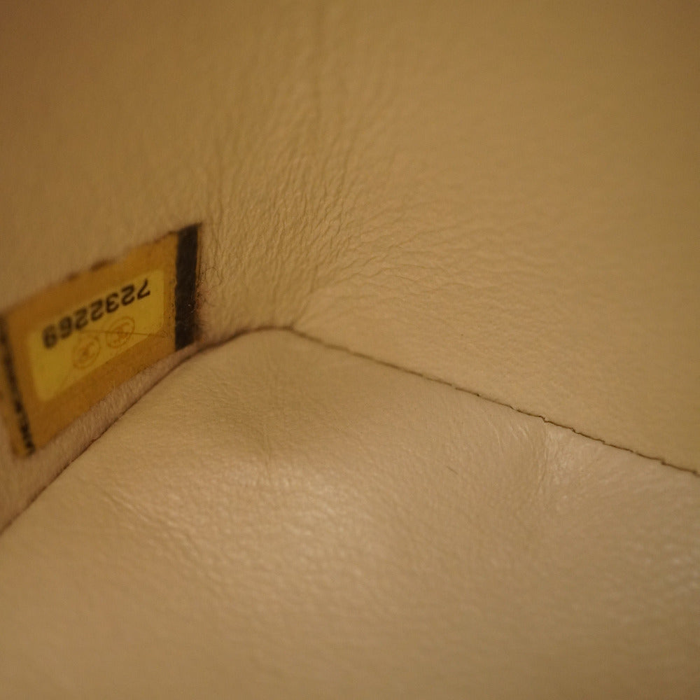 CHANEL Tote Bag Caviar skin Ivory Grey Replica Tote Women Used