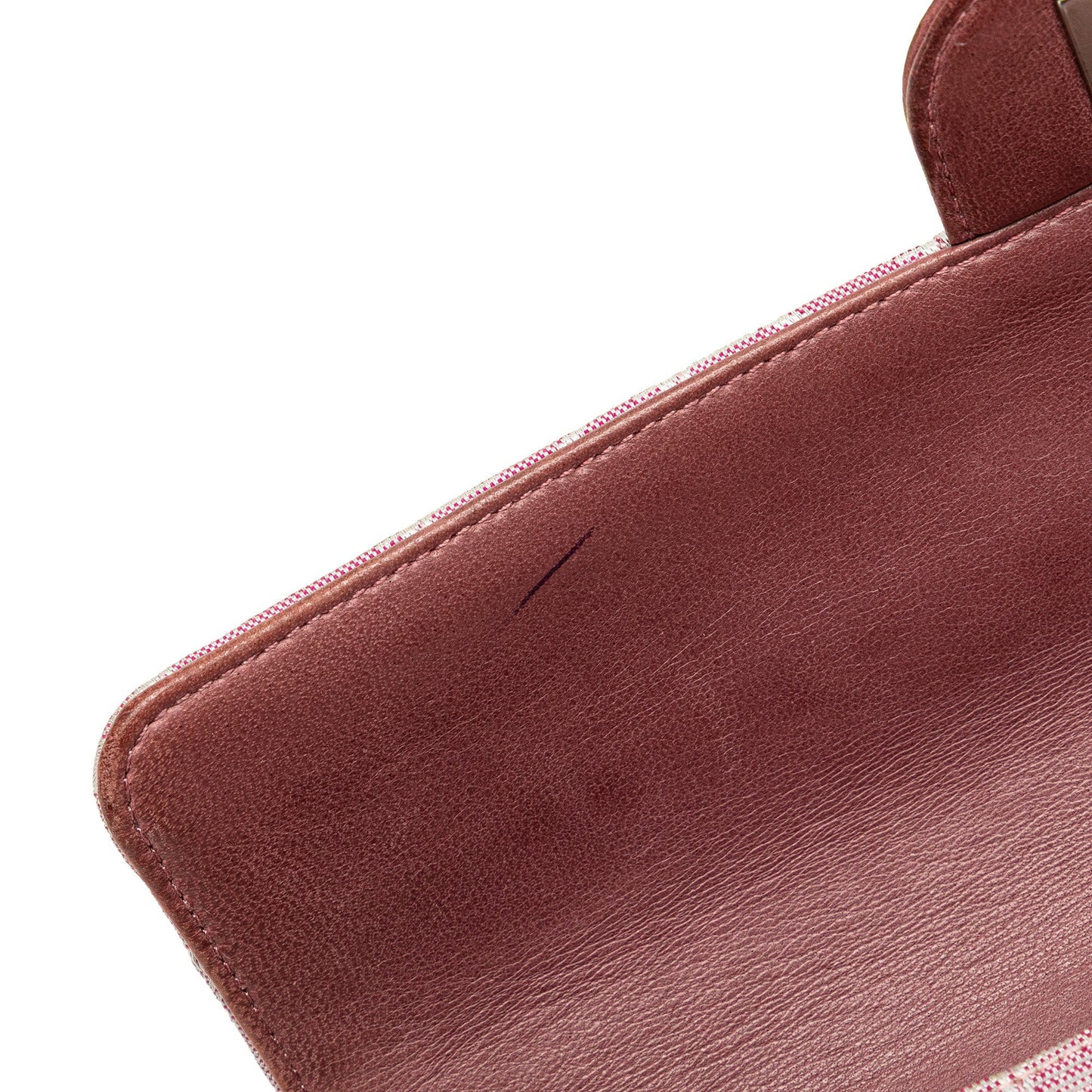 Pink Chanel Nylon New Travel Line East West Flap Shoulder Bag