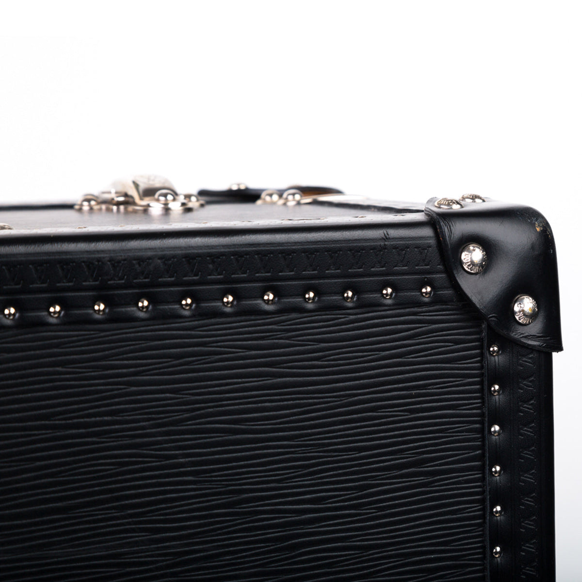 Epi Black Leather Trunk