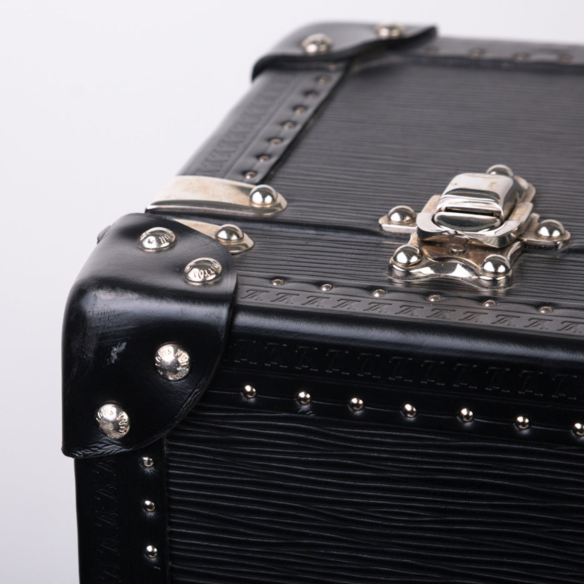Epi Black Leather Trunk