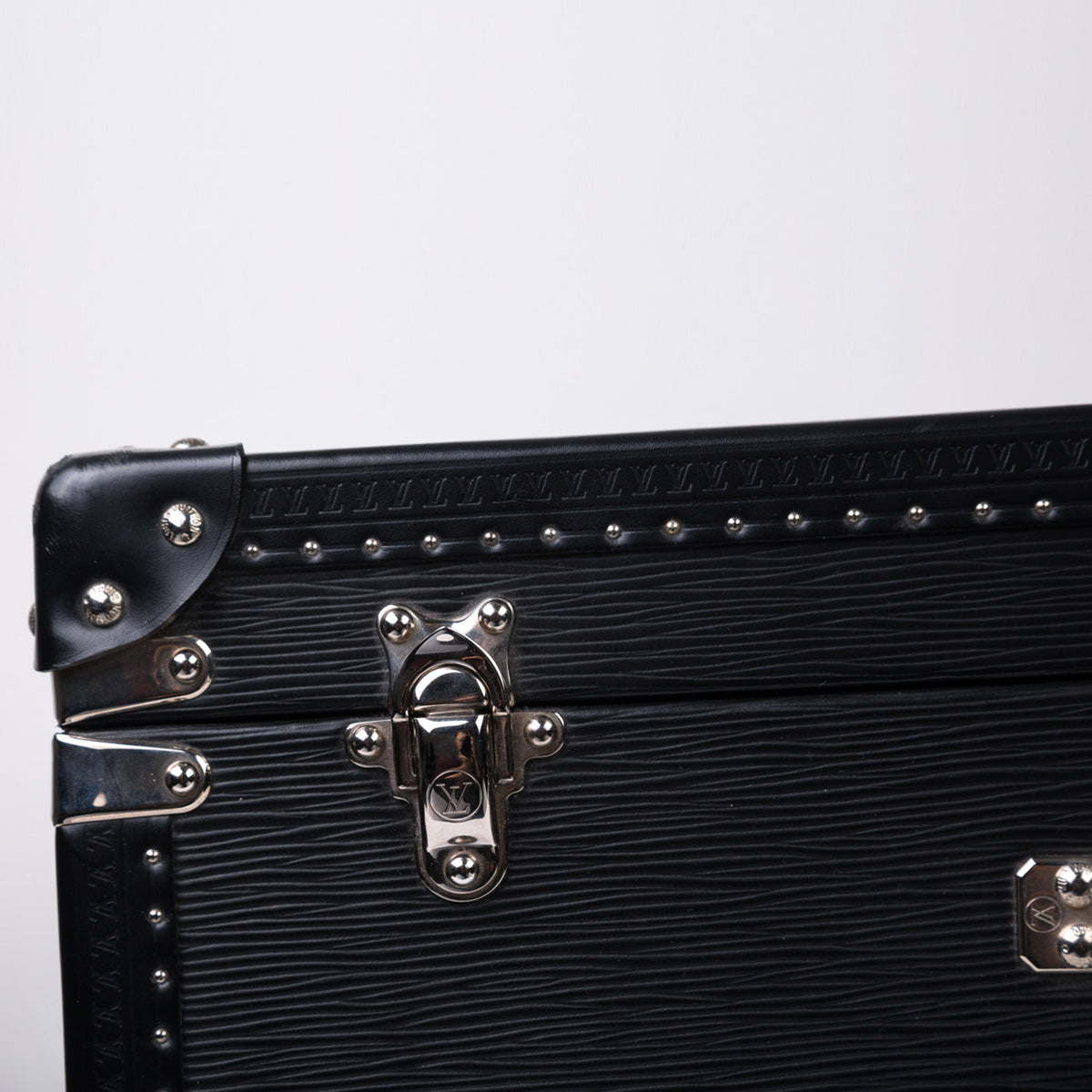 Epi Black Leather Trunk