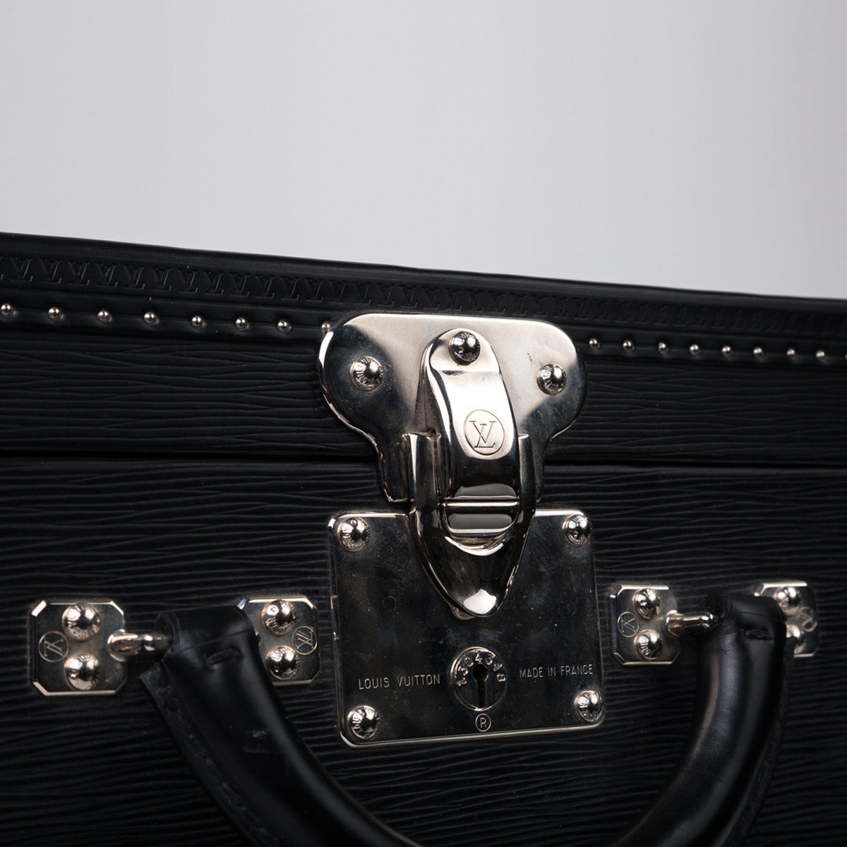 Epi Black Leather Trunk