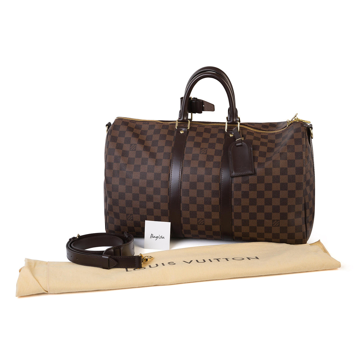 Keepall 45 Bandoulière Damier Ebene