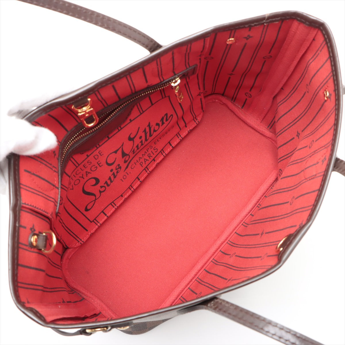 LOUIS VUITTON Neverfull PM in Damier Ebene N51109