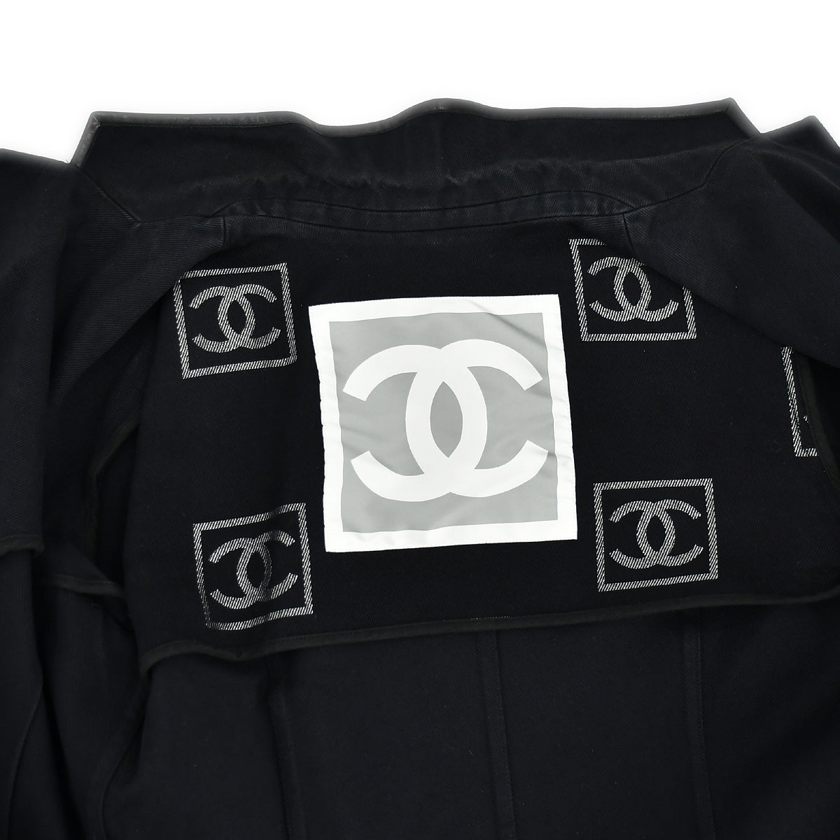 Chanel Sport Line Single Breasted Jacket Black 06P #44