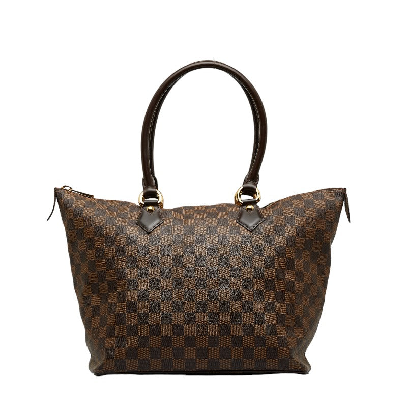 Louis Vuitton Damier Salée MM Handbag N51188 Brown PVC Leather  Louis Vuitton