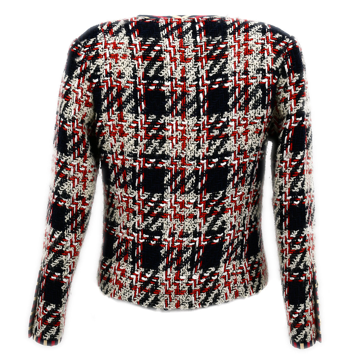 Chanel Collarless Jacket Red #38