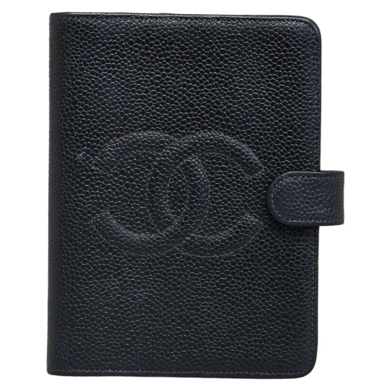 Chanel Coco Handbook Cover Agenda Black Caviar S  CHANEL