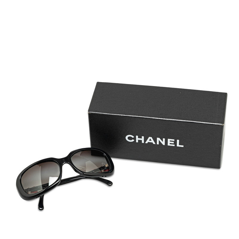 Chanel Coco Ribbon Motif Sun Sunglasses 5170-A c.1231/8G Black Red   CHANEL