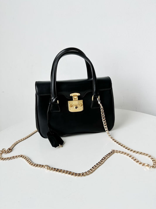 Gucci Padlock bag Black **cm