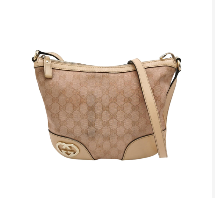 Preloved Gucci Crossbody Bag Beige 23091578428376