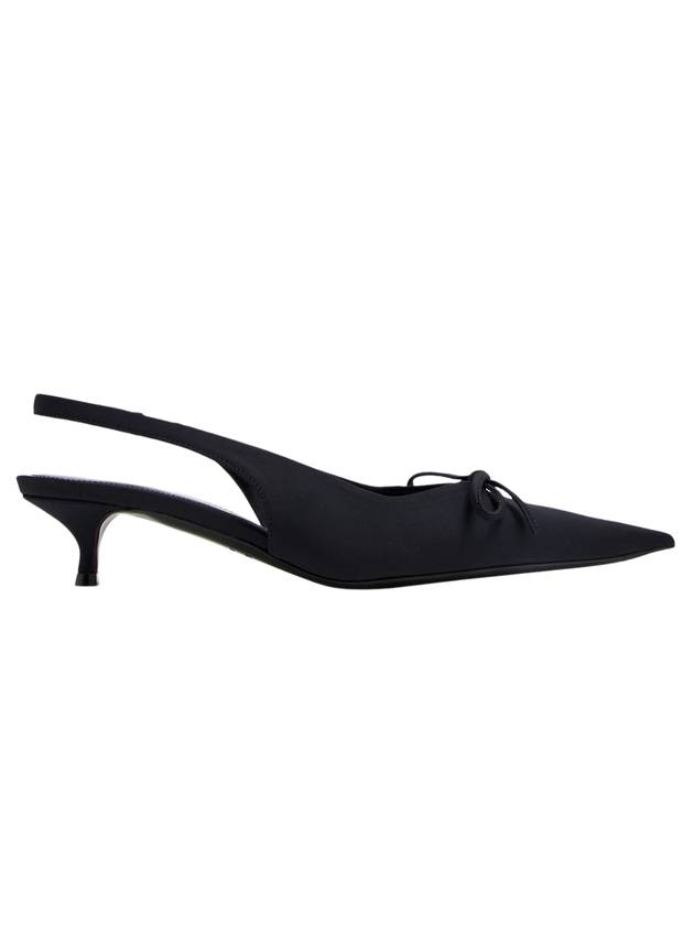 Luxury Balenciaga  Knife Bow Slingback Heel Black
