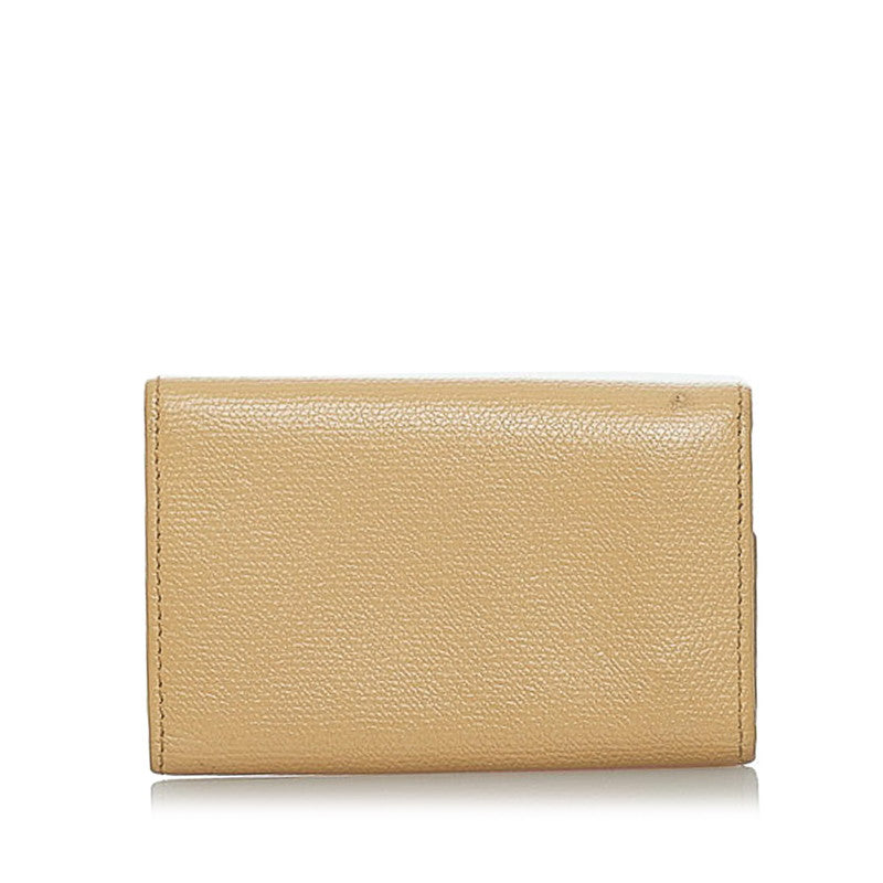 Chanel 6 eries Keycase Beige Leather  Chanel