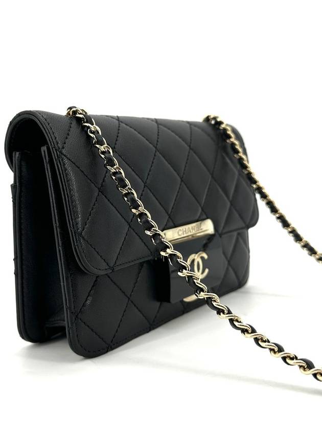 Lambskin Beauty Rock Flap Bag Shoulder Small Chanel