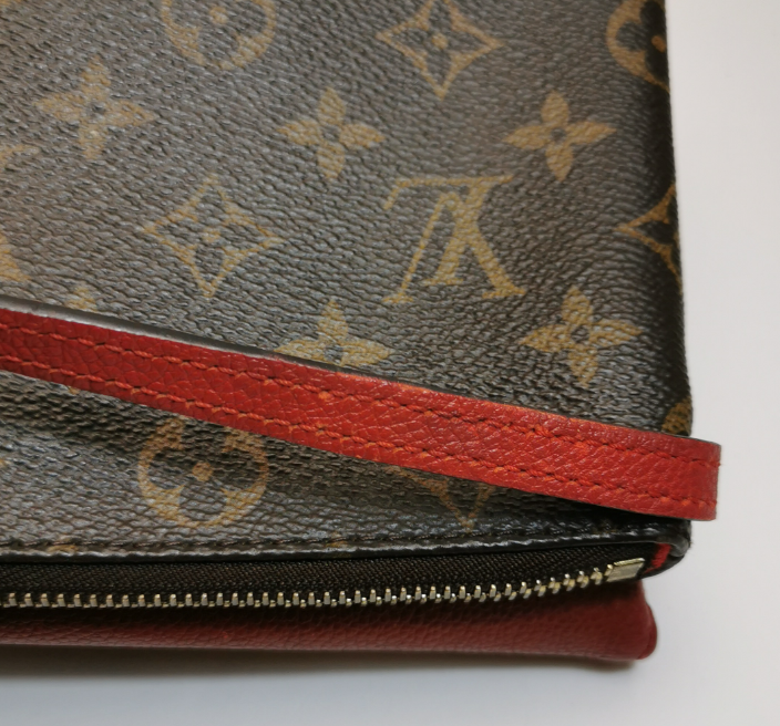 Preloved Louis Vuitton (LV) Twice Bag Red 250207781053054