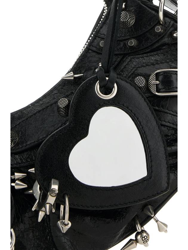 Luxury Balenciaga  Le Cargol XS Metal Detail Shoulder Bag Black