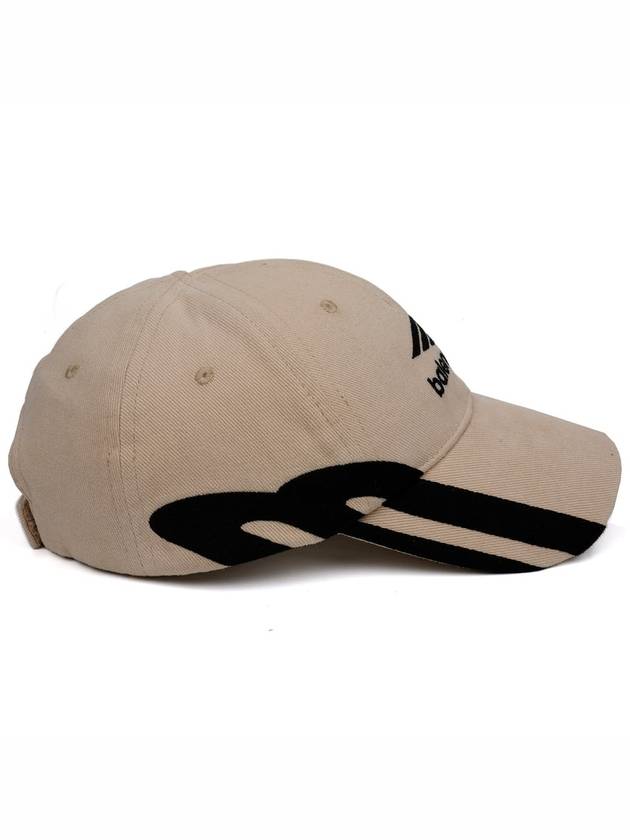 Luxury Balenciaga  3B Sports Icon Ball Cap Light Beige