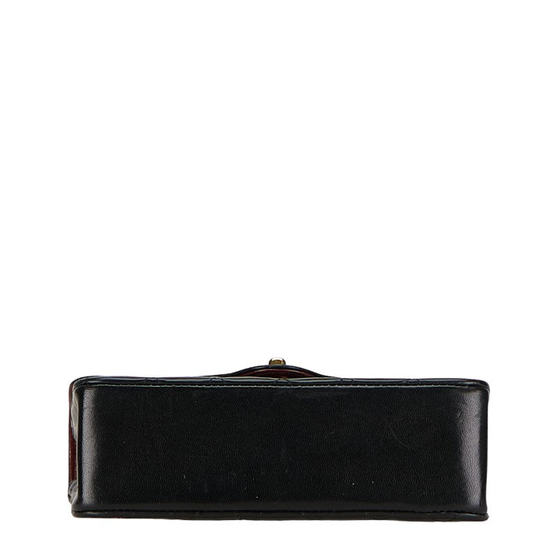 Chanel Mini Matrasse Coco Chain Shoulder Bag Black G   CHANEL