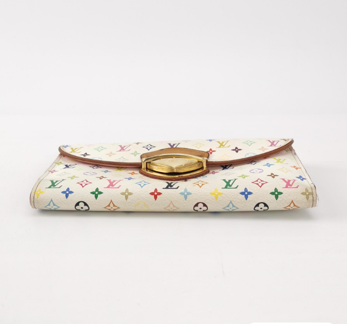 Preloved Louis Vuitton (LV) Beverly multicolor wallet white 23042478282791