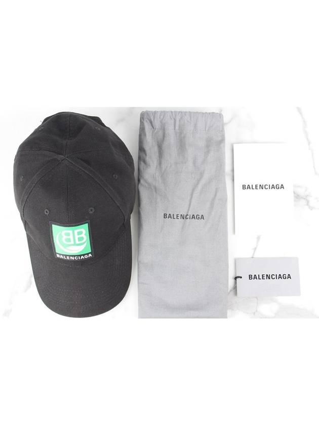 Luxury Balenciaga  BB green logo ball cap L